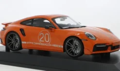 Minichamps Porsche 911 (992) Turbo S, orange, 2021, 1:18, Outlet