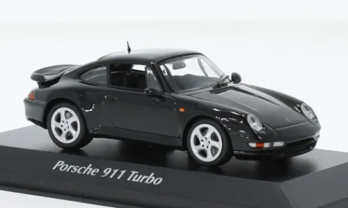 Maxichamps Porsche 911 (993) Turbo S, schwarz, 1995, 1:43,