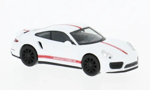 Herpa Porsche 911 (991) Turbo, weiss/rot, 1:87, Online