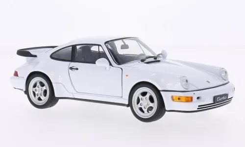 Welly Porsche 911 (964) Turbo, weiss, 1:24,