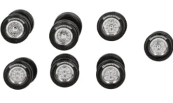 Herpa - Radsatz LKW, chrom, Bridgestone, 1:87, Clearance