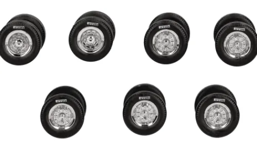 Herpa - Radsatz LKW, chrom, Pirelli, 1:87, New