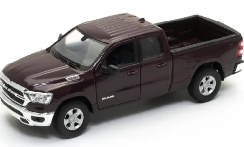 Welly RAM 1500, dunkelrot, 2019, 1:24, New