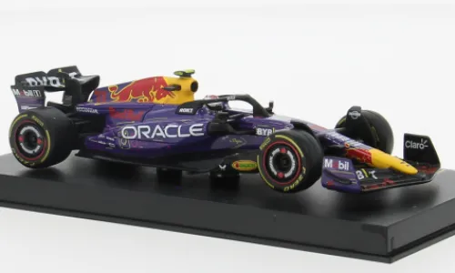 Bburago Red Bull RB19, Formel 1, GP Las Vegas, 2023, Oracle Red Bull Racing, Red Bull, #11, S.Perez, 1:43, Hot