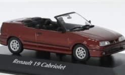 Maxichamps Renault 19 Cabriolet, dunkelrot, 1992, 1:43, Clearance