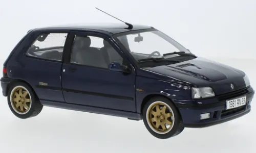 Norev Renault Clio I Williams, dunkelblau, 1993, 1:18, New