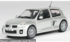 Solido Renault Clio V6 Phase 2, silber, 2004, 1:43, Outlet