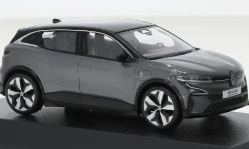 Norev Renault Megane E-Tech, grau/schwarz, 2022, 1:43, Discount