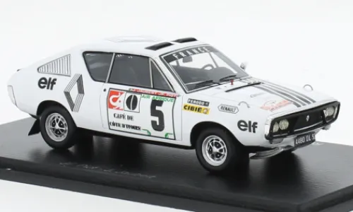Spark Renault 17, Rallye WM, Rallye Bandama, 1973, #5, J.F.Piot/F,Jaubert, 1:43, Outlet