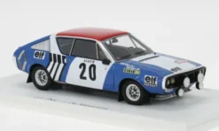 Spark Renault 17, Rally Monte Carlo, 1975, #20, J.F.Piot/J.De Alexandris, 1:43, Outlet