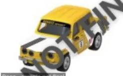 Majorette Renault R8 Gordini, gelb, 1966, 1:64, Hot