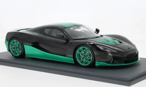 Schuco Rimac Nevera Time Attack, schwarz/grün, 2023, 1:18, Online