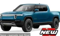 Maisto Rivian R1T, blau, 2025, 1:18, Online