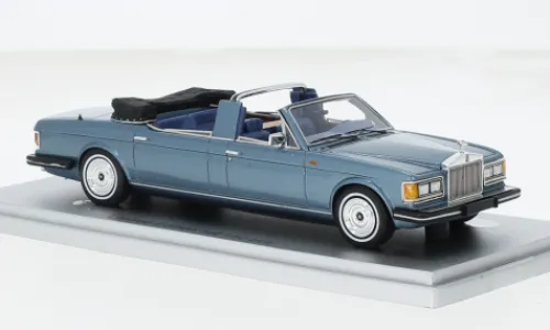 Kess Rolls Royce Silver Spur Landaulette, hellblau/schwarz, 1987, 1:43, Best