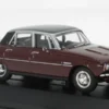 Corgi Rover P6 3500 V8, dunkelrot/schwarz, 1977, 1:43, Best