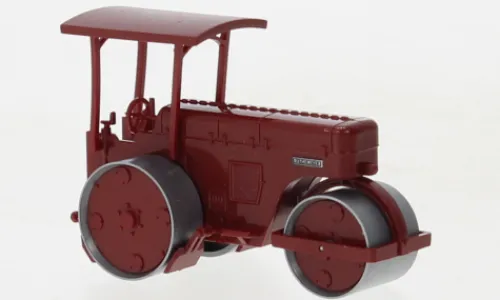 Wiking Ruthemeyer Strassenwalze, dunkelrot, 1960, 1:87, Discount