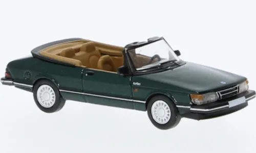 PCX87 Saab 900 Cabriolet, dunkelgrün, 1986, 1:87, Discount