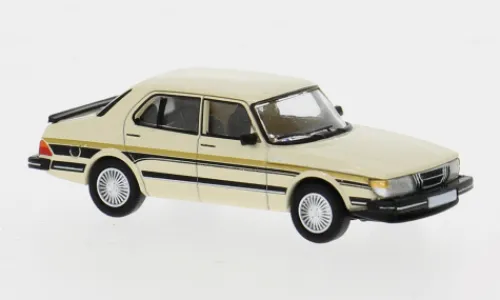 PCX87 Saab 900 Limousine, beige/Dekor, 1981, 1:87, Discount