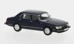 PCX87 Saab 900 Limousine, dunkelblau, 1981, 1:87, Best