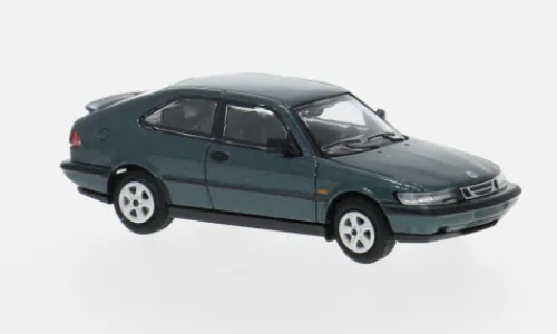 Minichamps Saab 900 Turbo 16S (Aero) Coupe, grün, 1987, 1:87, Outlet
