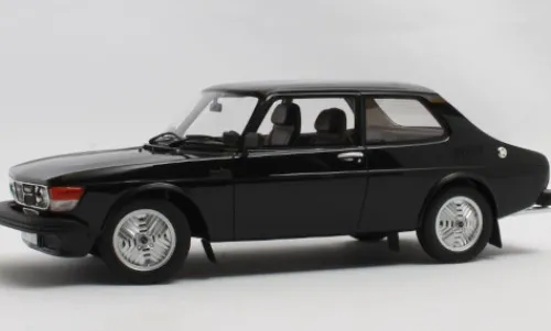 Cult Scale Models Saab 99 Turbo, schwarz, 1978, 1:18,