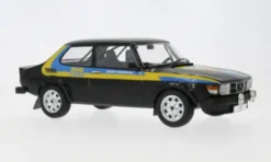 MCG Saab 99 Turbo, schwarz/Dekor, 1977, 1:18, Discount