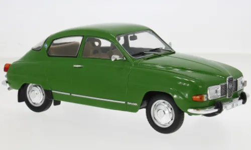 MCG Saab 96 V4, dunkelgrün, 1970, 1:18,