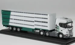 Oxford Scania S Series, weiss, Livestock Trailer A W Jenkinson, 1:76, Best