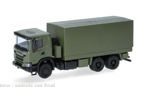 Herpa Military Scania XT17, dunkeloliv, 1:87, Outlet
