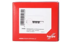 Herpa Schmitz Palettenkasten und Staukasten (jeweils 2x), weiss/schwarz, 1:87, Outlet
