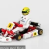 Mini GT - Senna Kart Formula K, 1993, #2, A.D Silva, 1:64, Hot