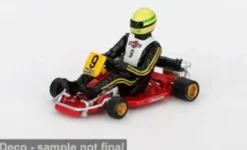 Mini GT - Senna Kart Formula K, 1981, #9, A.D Silva, 1:64, New