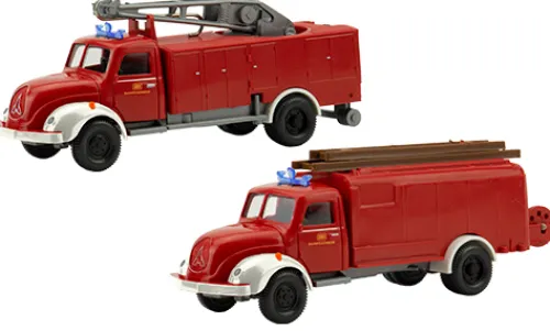 Wiking / PMS Set Edition Deutsche Bundesbahn Nr. 5, Bahnfeuerwehr, 1:87, New