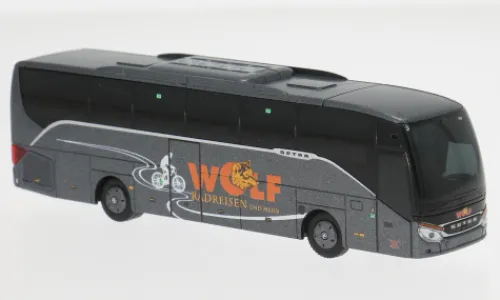 Rietze Setra S 515 HD, Wolf Radreisen.Eslarn, 1:87, Discount