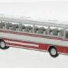 Brekina Setra S 150 H, hellgrau/rot, 1970, 1:87, Hot