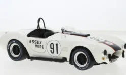 Kyosho Shelby Cobra 427 S/C, weiss/dunkelblau, Essex Wire, 1:18, Hot
