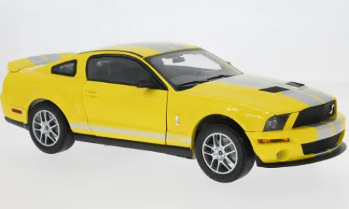 Shelby Collectibles Shelby GT500, gelb, 2007, 1:18, Online