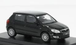 Abrex Skoda Fabia II FL, schwarz, 2010, 1:43, New