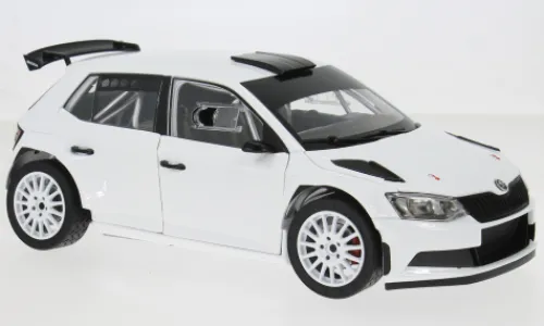 Abrex Skoda Fabia III R5, weiss, 2015, 1:18,