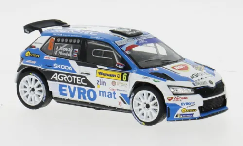 IXO Skoda Fabia Rally2 EVO, Barum Rally Zlin, 2021, #6, J.Kopecky/J.Hlousek, 1:43,