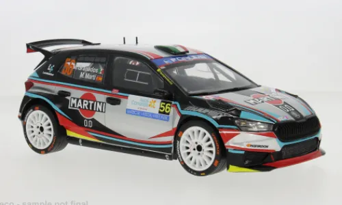 IXO Skoda Fabia RS Rally2, Rally Islas Canaris, 2025, #56, M.Granados/M.Marti, 1:18, Hot