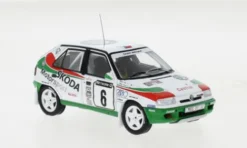 IXO Skoda Felicia Kit Car, Rallye WM, RAC Rally, 1996, #6, P.Sibera/P.Gross, 1:43, Hot