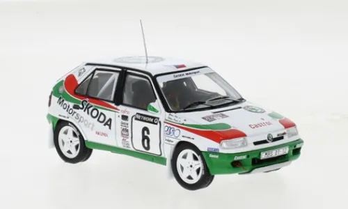 IXO Skoda Felicia Kit Car, Rallye WM, RAC Rally, 1996, #6, P.Sibera/P.Gross, 1:43, Hot