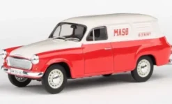 Abrex Skoda 1202 Kasten, 1965, Maso Uzeniny, 1:43, Discount