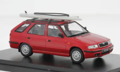 Abrex Skoda Kodiaq FL, rot, 1998, 1:43, New