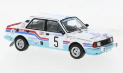 IXO Skoda 130L, Rallye Bohemia, 1988, #5, J.Haugland/B.Willis, 1:43, Hot