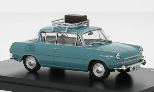 Abrex Skoda 1100MBX, blau, 1969, 1:43, New