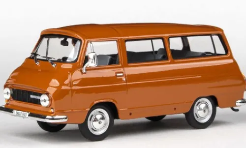 Abrex Skoda 1203 Mikrobus, braun, 1974, 1:43, Outlet