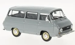 Abrex Skoda 1203 Mikrobus, grau, 1974, 1:43, Best