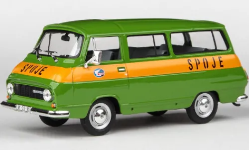Abrex Skoda 1203 Mikrobus, grün, 1974, Spoje, 1:43, Online